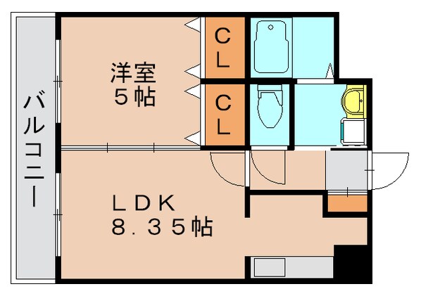 吉塚駅 徒歩11分 13階の物件間取画像